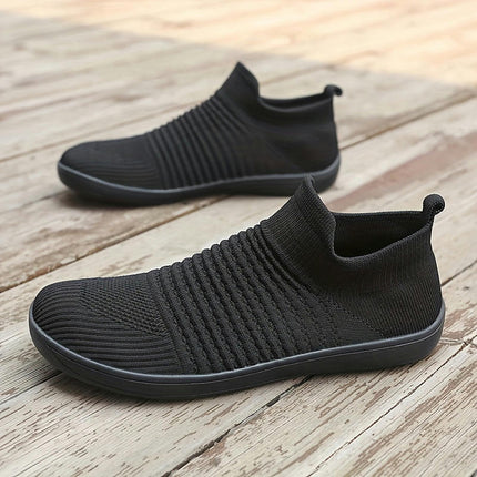 Women's Breathable Slip-On Sneakers-Lightweight, Non-Slip, Comfort Fit Walking Shoes for All Seasons