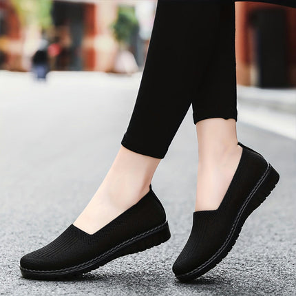 Ultra-Comfortable Walking Shoes for Women - Breathable, Lightweight, Non-Slip, Slip-On Flat Sneakers