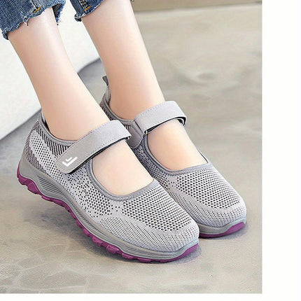 Women's Breathable Walking Shoes-Soft Mesh Upper Comfortable Fabric, Airy Design for All-Day Wear