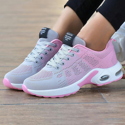 Women's Breathable Mesh Walking Shoes - Lightweight, Comfortable & with Air Cushion for All Seasons