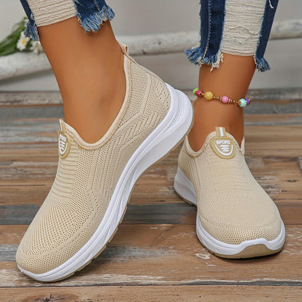 Womens Slip-On Walking Shoes-Ultra-Breathable Ideal for Casual Running and Sports Activities