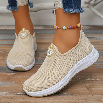 Womens Slip-On Walking Shoes-Ultra-Breathable Ideal for Casual Running and Sports Activities