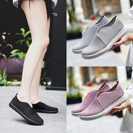 Lightweight Breathable Slip-On Sneakers for Women - Perfect for Walking, Running, and Sports