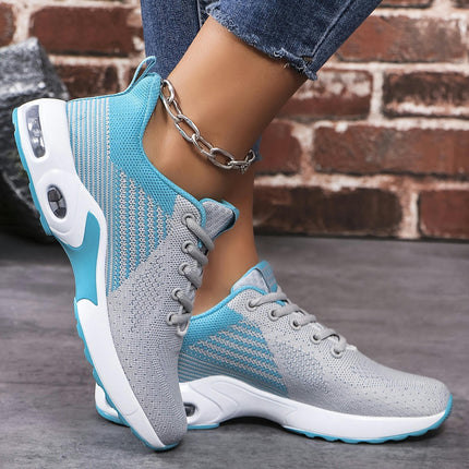 Height Increasing Ladies' Breathable Air Cushion Sneakers for Walking-Comfortable Casual Shoes