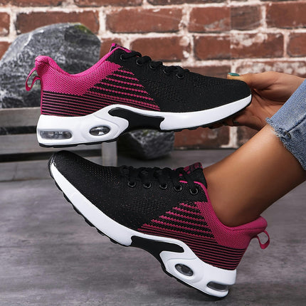 Height Increasing Ladies' Breathable Air Cushion Sneakers for Walking-Comfortable Casual Shoes