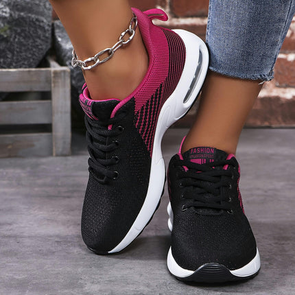 Height Increasing Ladies' Breathable Air Cushion Sneakers for Walking-Comfortable Casual Shoes