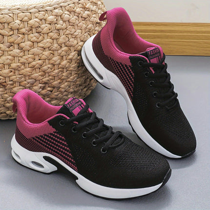 Height Increasing Ladies' Breathable Air Cushion Sneakers for Walking-Comfortable Casual Shoes