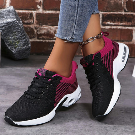 Height Increasing Ladies' Breathable Air Cushion Sneakers for Walking-Comfortable Casual Shoes