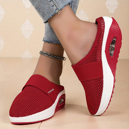 Women's Breathable Mesh Walking Shoes with Air Cushion Lightweight Casual Outdoor Summer Sneakers