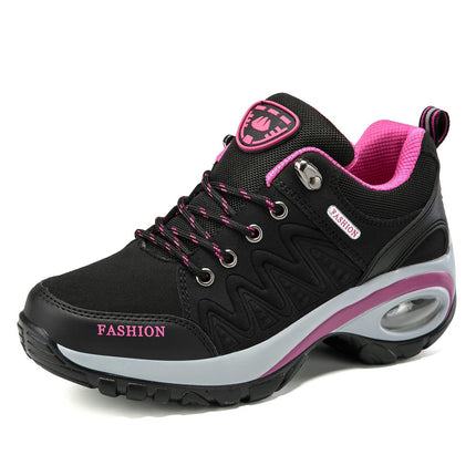 Women's Trail-Ready Sneakers-Non-slip Air-Cushioned Comfort, Stain-Resistant for Hiking/Camping