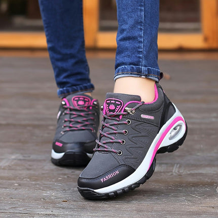 Women's Trail-Ready Sneakers-Non-slip Air-Cushioned Comfort, Stain-Resistant for Hiking/Camping