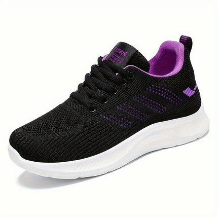 Women's Breathable Running Shoes, Lightweight Casual Low-Top Sneakers Outdoor Training Shoes