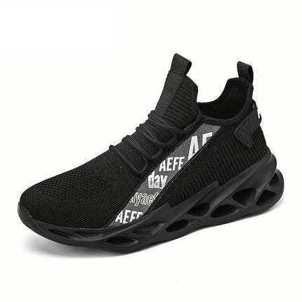 Men's Breathable Sneakers Casual Lace-Up Sneakers, Perfect for Outdoor Activities & Fall Season