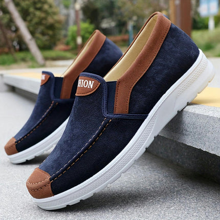 Men's Sneakers Casual Sports Solid Color Slip-On Walking Shoes for Running, Hiking & Casual Wear