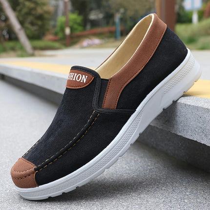 Men's Sneakers Casual Sports Solid Color Slip-On Walking Shoes for Running, Hiking & Casual Wear