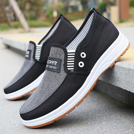 Men's Breathable Slip-On Sneakers - Comfortable, Non-Slip Footwear for Walking & Outdoor Adventures