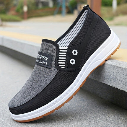 Men's Breathable Slip-On Sneakers - Comfortable, Non-Slip Footwear for Walking & Outdoor Adventures