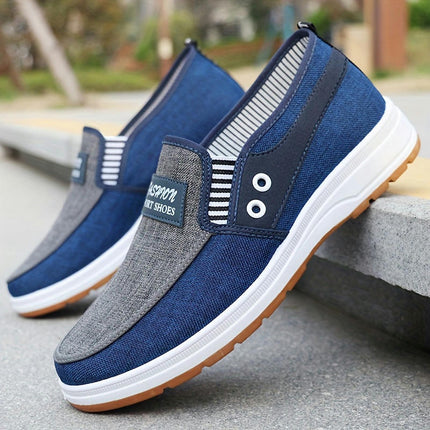 Men's Breathable Slip-On Sneakers - Comfortable, Non-Slip Footwear for Walking & Outdoor Adventures