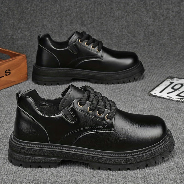 Men's Casual Low-Top Faux Shoes - Breathable, Versatile for Work & Walking, Slip-On Design