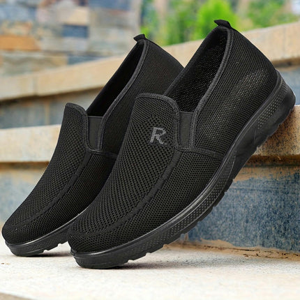 Mens Slip-On Loafers Breathable & Anti-Slip Comfort for Casual Walking & Outdoor Adventures