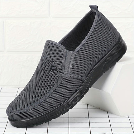 Mens Slip-On Loafers Breathable & Anti-Slip Comfort for Casual Walking & Outdoor Adventures