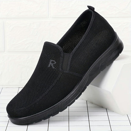 Mens Slip-On Loafers Breathable & Anti-Slip Comfort for Casual Walking & Outdoor Adventures