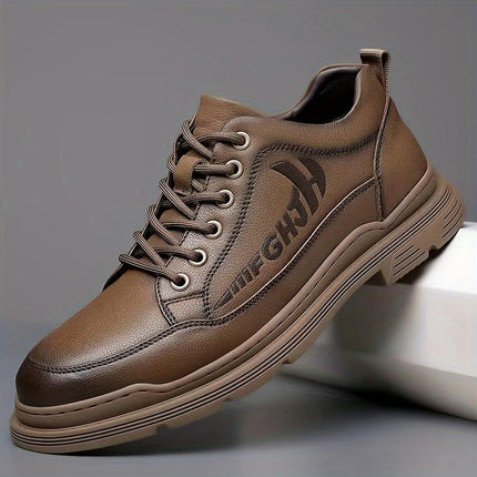 Men's Low Top Non Slip Walking Shoes Ideal for Street Wandering, Business Trips & Traveling