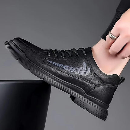 Men's Low Top Non Slip Walking Shoes Ideal for Street Wandering, Business Trips & Traveling