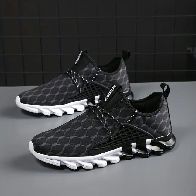 Men's Sport Shoes-Sneakers with Breathable Mesh, Anti-Slip Sole for Walking, Tennis, and Running