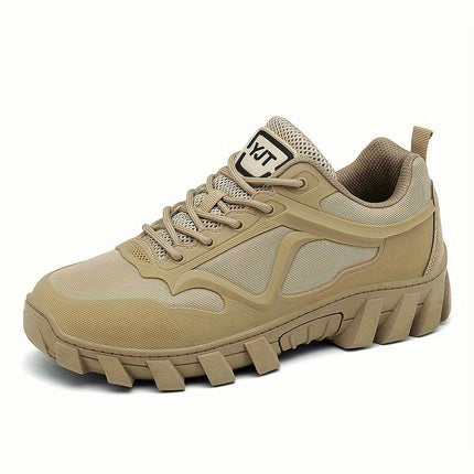 Men's Breathable Durable Lace Up Sneakers For Outdoor Walking Jogging Hiking