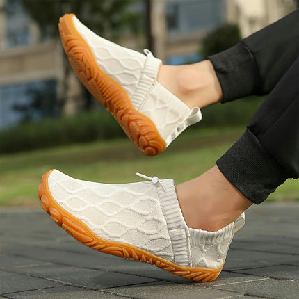 Men's Solid Slip On Casual Shoes With Elastic Strap, Non Slip Outdoor Workout Jogging Sneakers