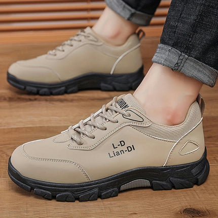 Men's Low Top Lace Up Trails Jogging Shoes For All Seasons Outdoor Workout Hiking Walking