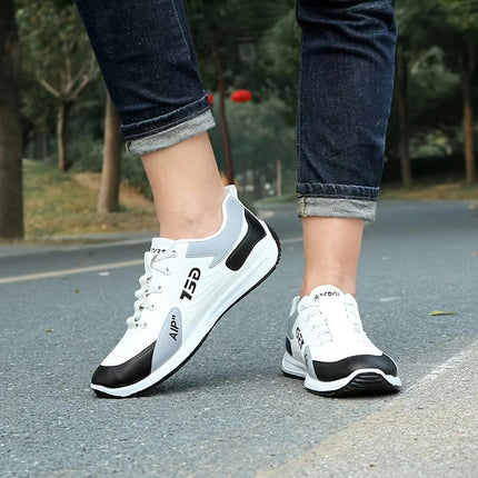 Men's Casual Sports Sneakers-All-Season Walking Shoes, Waterproof Slip-Resistant Running Footwear