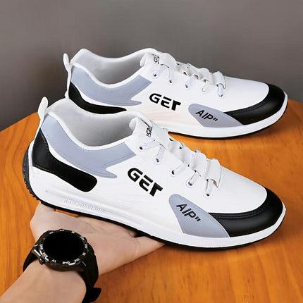 Men's Casual Sports Sneakers-All-Season Walking Shoes, Waterproof Slip-Resistant Running Footwear