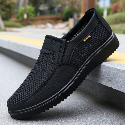 Ultra Lightweight Slip On Casual Shoes, Men's Comfy Low Top Walking Shoes For Outdoor Workout