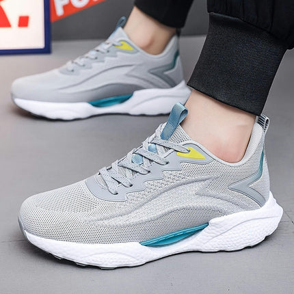 Men's Running Shoes, Shock Absorption Breathable Lightweight Non-slip Shoes Men's Sneakers