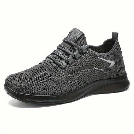 Men's Breathable Mesh Sneakers-Durable, Non-Slip Athletic Footwear for Running & Outdoor Activities