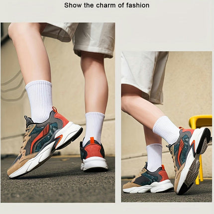 Plus Size Breathable Mesh Sneakers-Non-Slip, Shock-Absorbing Running Shoes with Durable Sole