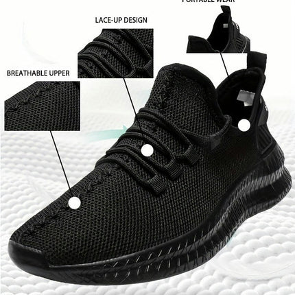 Men's Running Shoes, Gym Sneakers, Lightweight Breathable Athletic Walking Tennis Shoes