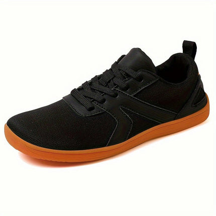 Men's Breathable Knit Walking Shoes-Non-Slip Casual Sneakers for Outdoor & Training Activities