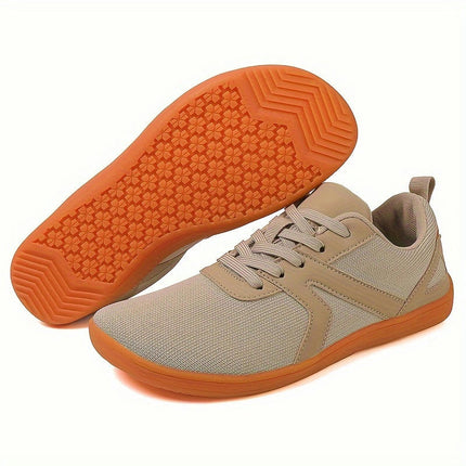 Men's Breathable Knit Walking Shoes-Non-Slip Casual Sneakers for Outdoor & Training Activities