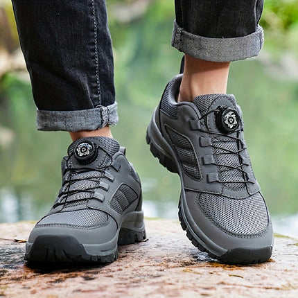 Large Size Men's Low Top Walking Shoes Comfy Breathable Sneakers For All Seasons Outdoor