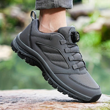 Large Size Men's Low Top Walking Shoes Comfy Breathable Sneakers For All Seasons Outdoor