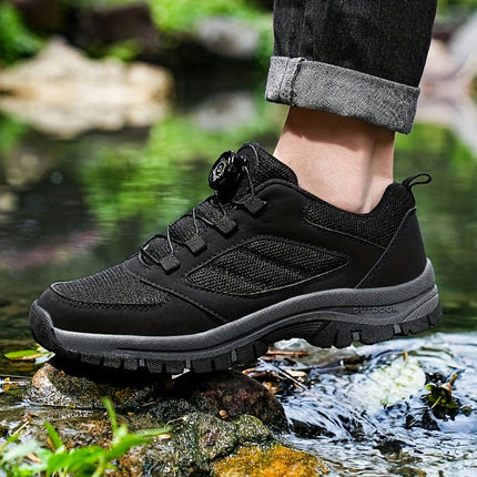 Large Size Men's Low Top Walking Shoes Comfy Breathable Sneakers For All Seasons Outdoor