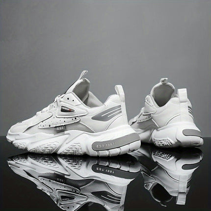 Men's Sports Casual Shoes Small White Shoes Daddy Shoes Walking Shoes, Suitable For Daily