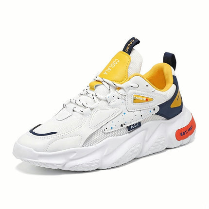 Men's Sports Casual Shoes Small White Shoes Daddy Shoes Walking Shoes, Suitable For Daily