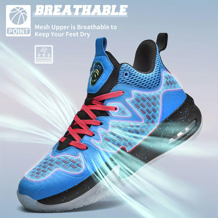 Men's Basketball Shoes Walking Running Sneakers Outdoor Cushioning Workout Shoes