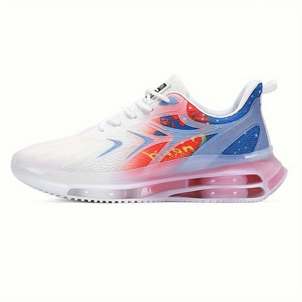 Men's Gradient Air Cushion Increase Wear Casual Sports Shoes And Running Shoes