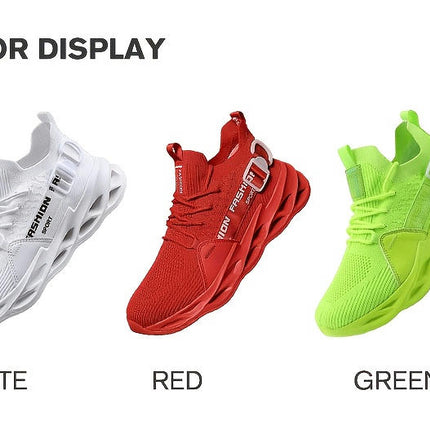 Men's Running Shoes Mesh Walking Blade Type Sneakers Hip Hop Sports Casual Sneakers