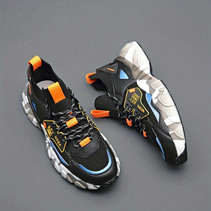 Men's Sport Shoes, Comfortable Breathable Non Slip Casual Sneakers For Outdoor Walking Running